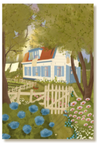 The Garden Postcard A6 - Nicolet Boon