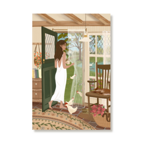 Summer Mornings Postcard A6 - Nicolet Boon