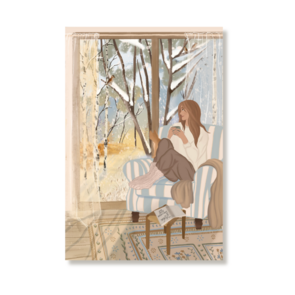 Winter morning Postcard A6 - Nicolet Boon