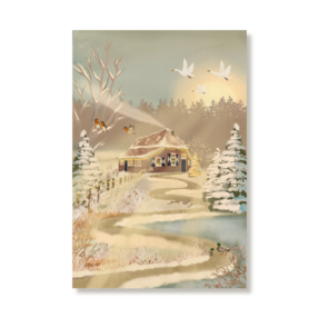 Slow winter Postcard A6 - Nicolet Boon