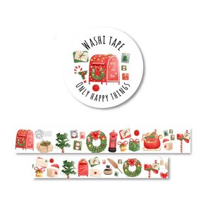 Washi Tape | Christmas mail - Only Happy Things