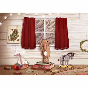 Postcard Belle and Boo | Rainy Day Window