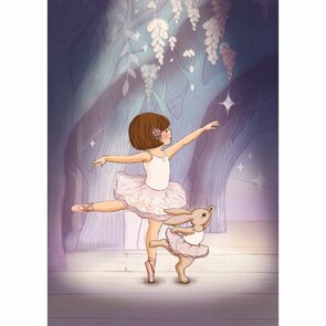 Postcard Belle and Boo | Swan Lake