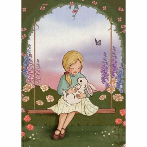 Postcard Belle and Boo | Garden Swing
