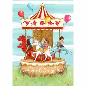 Postcard Belle and Boo |  Carousel