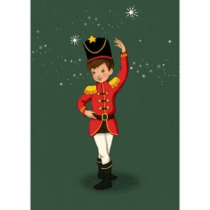 Postcard Belle and Boo | Nutcracker Soldier