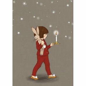 Postcard Belle and Boo | Night time