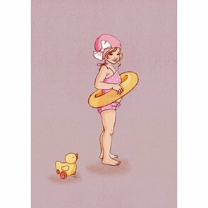 Postcard Belle and Boo | Mermaid