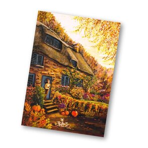 A6 Postcard from Esther Bennink - Pumpkin cottage