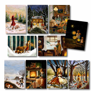 Postcard SET from Esther Bennink - Winter