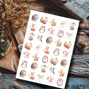 Stickersheet Forest Friends