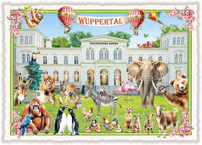 PK 1293 Tausendschön Postcard - Wuppertal, Zoologischer Garten
