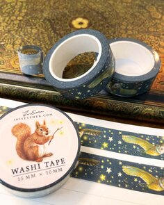 Owl & Stars Washi Tape - Iris Esther