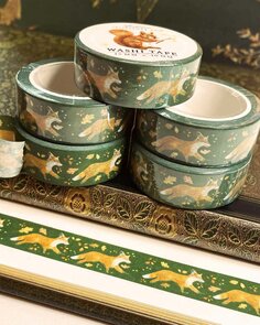 Running Fox Washi Tape - Iris Esther