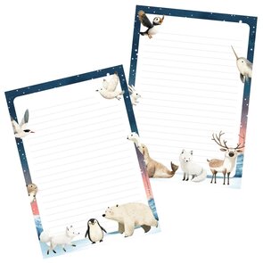 Arctic Animals - Letter Pad by Penpaling Paula