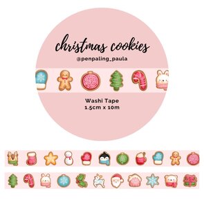 Washi Tape Christmas Cookies by Penpaling Paula