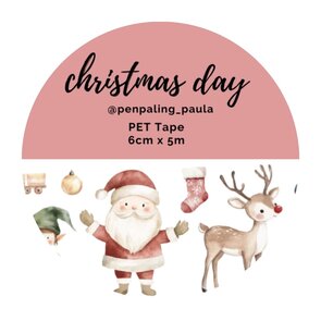 Christmas Day - PRE-CUT PET-tape by Penpaling Paula
