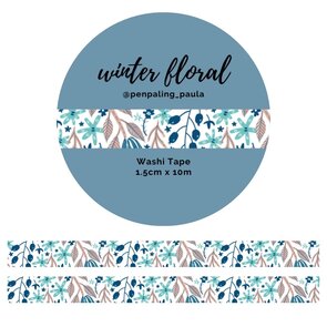 Washi Tape Winter Floral by Penpaling Paula