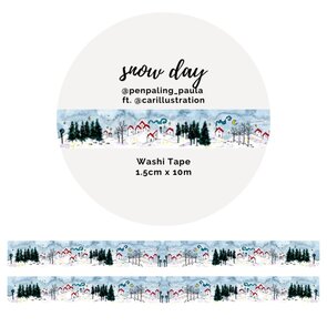 Washi Tape Snow Day by Penpaling Paula
