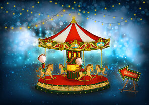 PRE ORDER: Postcard Ila Illustrations 203 - Carousel