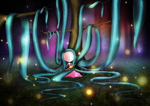 PRE ORDER: Postcard Ila Illustrations 214 - Silky hair