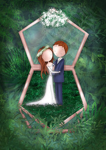 PRE ORDER: Postcard Ila Illustrations 235 - Just married
