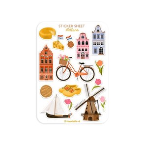 A6 Stickersheet by Muchable | Netherlands, Holland