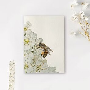 Postcard Art by Meer | Honingbij