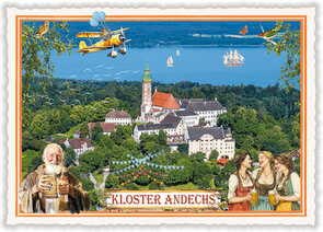 PK 1334 Tausendschön Postcard | Andechs, Kloster Andechs