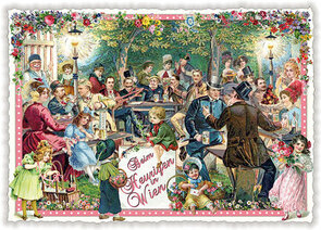 PK 222Tausendschön Postcard | Wien, Beim Heurigen