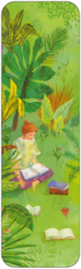 Bookmark Izou - Woman reading in meadow