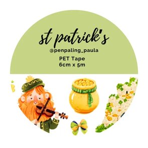 St. Patrick's - PRE-CUT PET-tape by Penpaling Paula