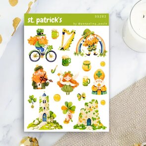 St Patrick's Sticker Sheet by Penpaling Paula