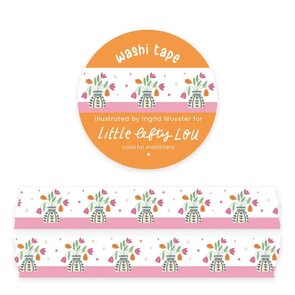 Tulpenvaas Washi Tape - Little Lefty Lou 