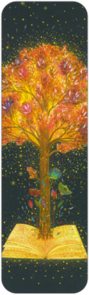 Bookmark Jehanne Weyman - Tree grows from book