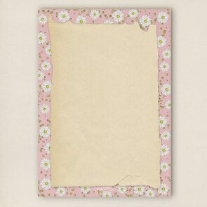 A5 Letter Paper Pad TikiOno | Daisies