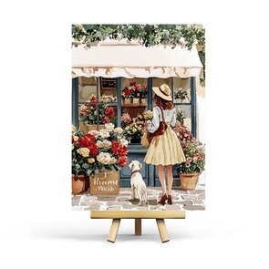 Florist Postcard by Penpaling Paula