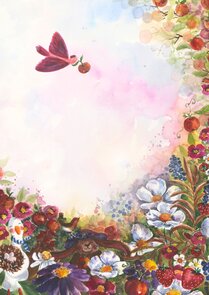 Postcard Romyillustrations - Fruitfull Spring