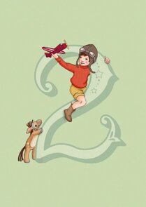 Postkarte Belle and Boo | Boy Two