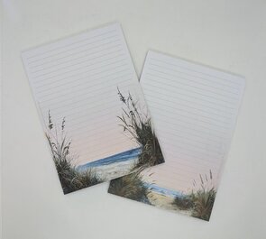 A5 Notepad Beach Whispers - by StationeryParlor