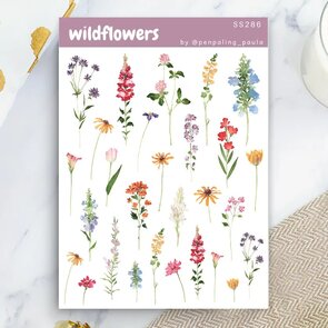 Wildflowers - Sticker Sheet by Penpaling Paula