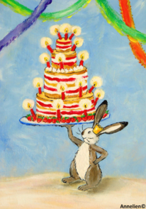 Uitgeverij Haas Postkarte - Big Cake