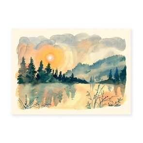 Wild Pencil Studio Postcard - Reflections