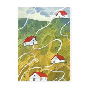 Wild Pencil Studio Postcard - Tiny Houses