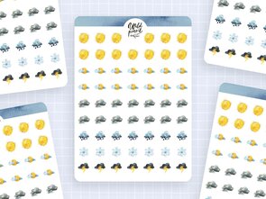 Wild Pencil Studio Planner sticker sheet - Weather
