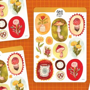 Wild Pencil Studio Planner sticker sheet - Little Paintings