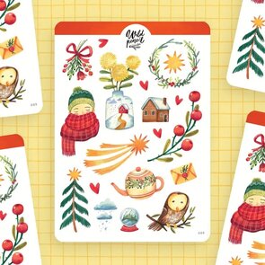 Wild Pencil Studio Planner sticker sheet - Christmas Joy