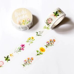 Wild Pencil Studio Washi Tape - Flowers (Vertical)