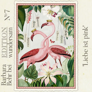 Edition Wundersam Ansichtkaart 07 - Love is pink