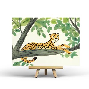 Leopard Postcard by Penpaling Paula
